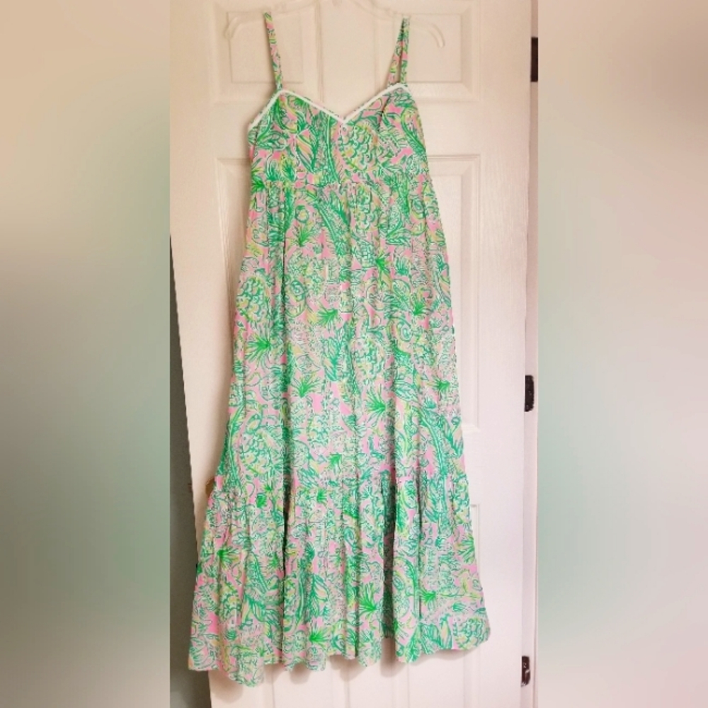 Lilly Pulitzer Mandevilla Baby Fins & Flippers Heidi Maxi Dress